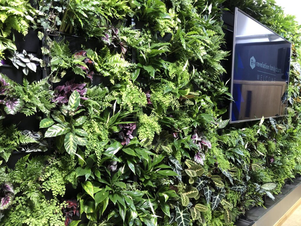 Living wallpaper with PlantBox