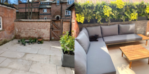 before and after a living wall